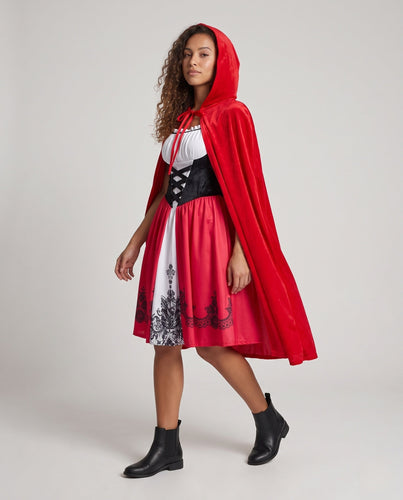 Damen Märchenhaftes Rotkäppchen Kostüm Shop Nory