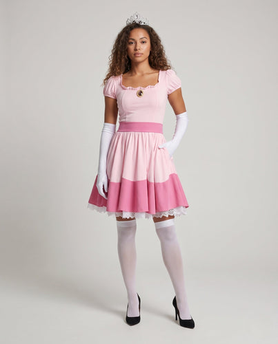 Damen Prinzessinnenkleid mit romantischen Rüschendetails und eleganten Akzenten Shop Nory