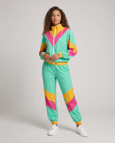 Damen Sportlicher Trainingsanzug mit bunten Details Shop Nory