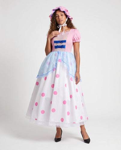 Damen Verspielt romantisches Kostümkleid mit Tüllakzenten Shop Nory