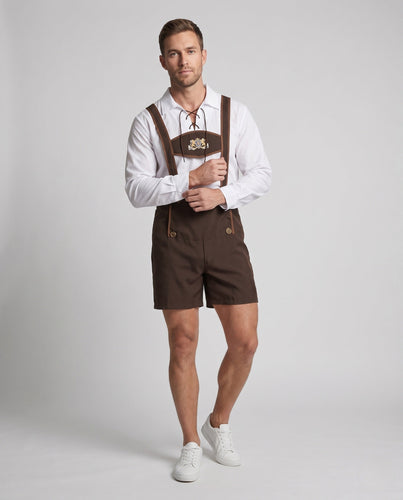 Herren Lederne Latzhose Shop Nory