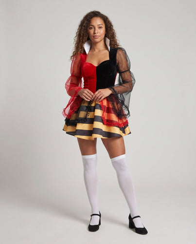 Damen Märchenhaftes Kostümkleid mit Puffärmeln und Rüschen Shop Nory