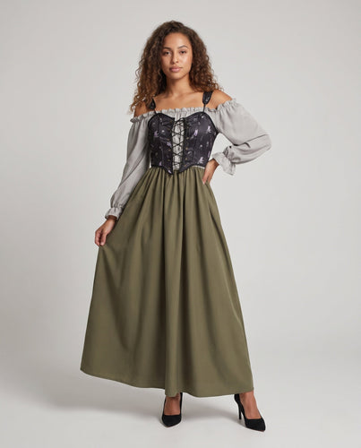 Damen-Traditionskleid mit elegantem Oberteil und fließendem Rock Shop Nory