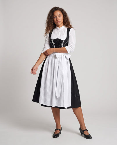 Damen Trachtenkleid mit elegantem Spitzenoberteil und weitem Rock Shop Nory