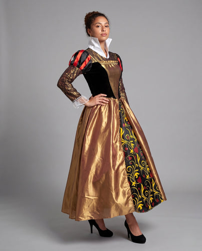 Damen Königinnenkostüm mit elegantem Rock und kunstvollen Verzierungen Shop Nory