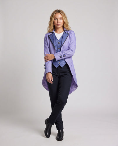 Damen Charmantes Anzugmantel mit detaillierter Weste Shop Nory