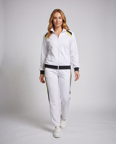 Damen-Trainingsanzug aus atmungsaktiven Materialien mit stylischen Kontrastdetails Shop Nory