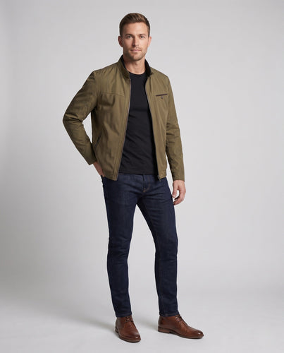 Herren Atmungsaktive Mikroporöse Hybridjacke mit Stehkragen Shop Nory