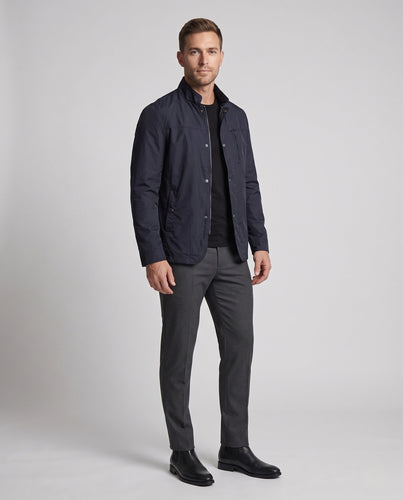 Leichte Feldjacke für Herren mit Stehkragen aus funktionellem, wasserabweisendem Material Shop Nory