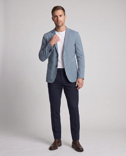 Herren Reiseblazer aus funktionellem Performance-Material mit aufgesetzten Taschen Shop Nory