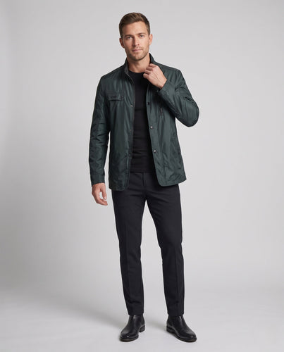 Herren gepolstertes Reise- und Stehkragenjacke mit mehreren Taschen Shop Nory