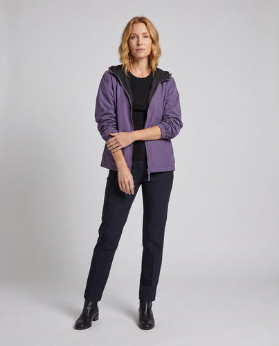 Damen Übergangs Zip-Hoodie mit elastischem Saum und aufgesetzten Taschen Shop Nory