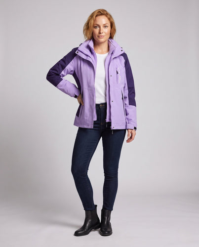 Damen zwei-lagige Softshell-Parka mit wärmendem Fleece-Innenfutter und verstellbarer Kapuze Shop nory