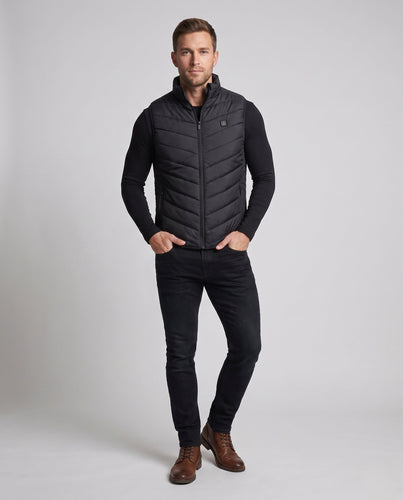 Herren beheizte Thermoweste mit Multi-Zonen-Heizsystem und USB-Anschluss Shop nory