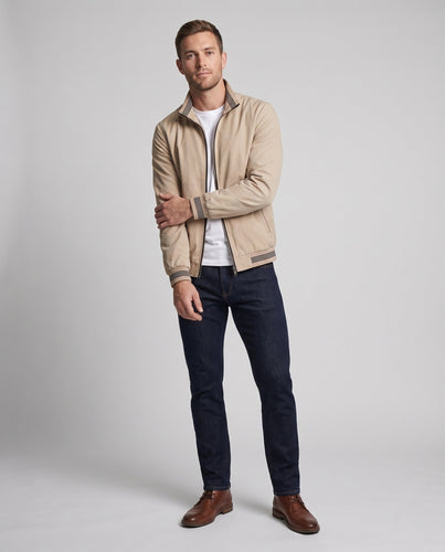 Herren gepolsterte Bomberjacke mit warmem Teddy-Futter und elastischen Rippbündchen Shop nory