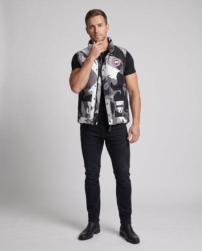 Herren isolierte Pufferweste mit hohem Stehkragen, winddichter Vorderseite und multifunktionalen Taschen Shop nory