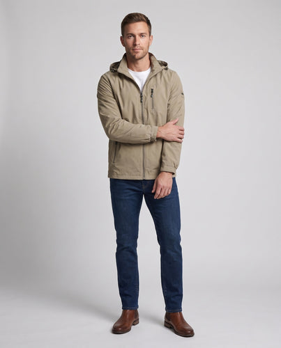 Herren Leichte Atmungsaktive Kapuzenjacke für den Outdoor-Bereich mit Brusttasche und Unsichtbarem Reißverschluss Shop nory