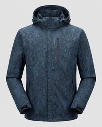 Tiefblau mit Ahornmuster
