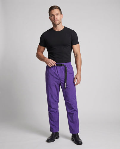 Herren Leichte Nylon Utility-Hosen mit Elastischem Bund und Gürtelverschluss Shop nory