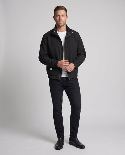 Männer Leichte Winddichte Freizeitjacke mit Stehkragen und Elastischen Bündchen Shop nory