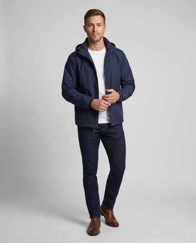 Herren leichte winddichte Jacke mit verstellbarem Sturmkapuze und elastischen Ärmelbündchen Shop nory