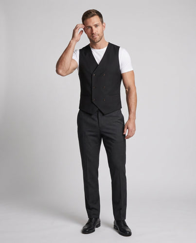 Herren Elegante Doppelreihige Anzugweste Shop Nory