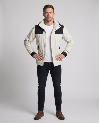 Herren Freizeitjacke mit verstellbarem Kapuze Shop Nory