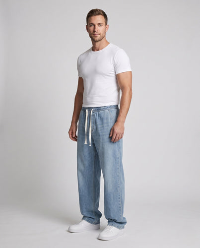 Herren Freizeit Denim-Hose Shop Nory