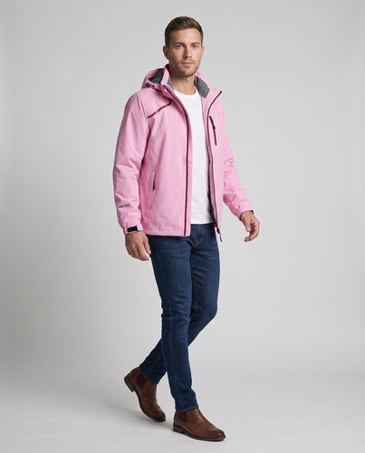 Herren Leichte Wasserdichte Outdoor-Jacke mit Kapuze und Winddichter Membran Shop Nory