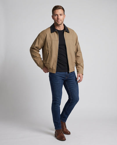 Herrenmode Übergangsjacke mit lässigem Schnitt Shop Nory