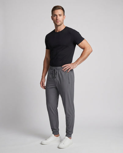 Herren Sport Jogginghose mit seitlichem Reißverschluss Shop Nory