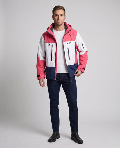 Herren Sport Outdoor Jacke mit verstellbarem Kapuzen Design Shop Nory