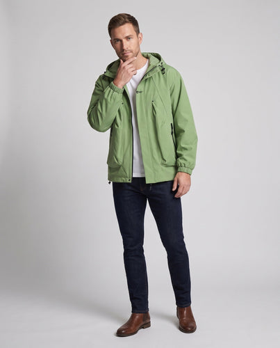 Herren Technische Regenjacke mit hohem Kragen Shop Nory