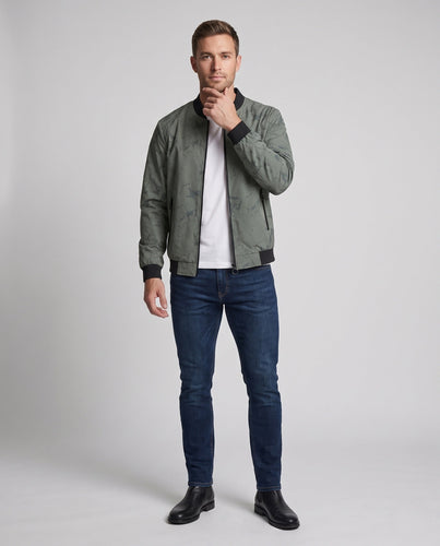 Herren urbane Bomberjacke mit Reißverschluss Shop Nory