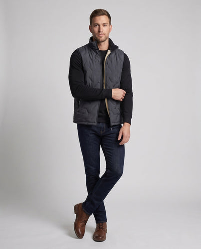 Herren Wärmende Fleece-Weste Shop Nory