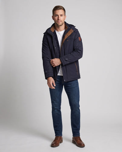 Herren Wetterfeste Outdoorjacke mit abnehmbarer Kapuze Shop Nory