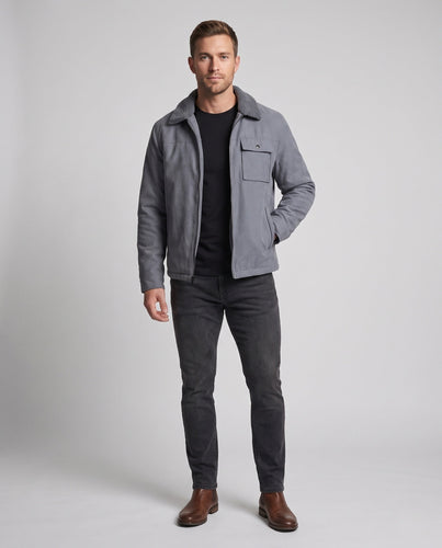 Herren Winterjacke mit Teddyfutter Shop Nory