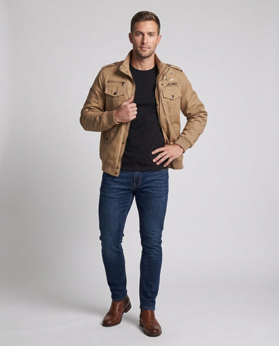 Herren Militärisch inspirierte Utility-Jacke Shop Nory