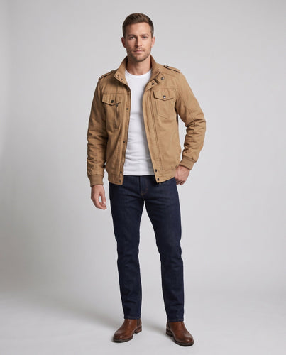 Herren Modische Utility-Jacke mit mehreren Taschen Shop Nory 1788278683