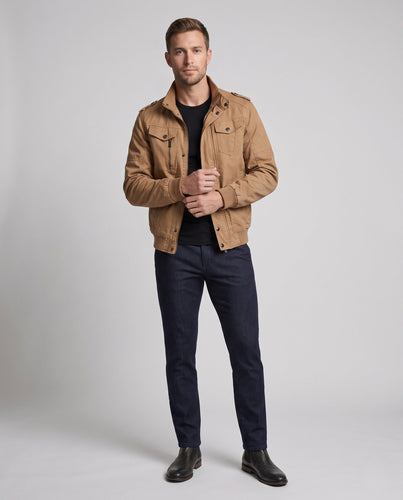 Herren Modische Utility-Jacke mit mehreren Taschen Shop Nory