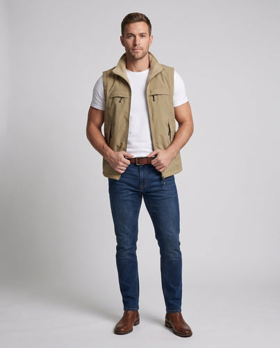 Herren Praktische und wandelbare Fleece-Weste Shop Nory