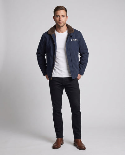 Herren Robuste Feldjacke mit Teddykragen Shop Nory