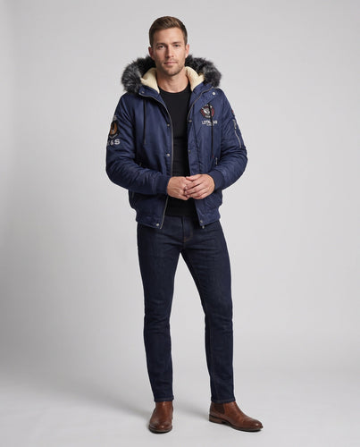 Herren Warm gefütterte Übergangsjacke Shop Nory