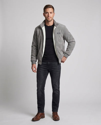 Herren weiche Fleecejacke mit hochabschließendem Kragen Shop Nory