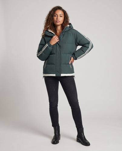 Damen Moderne Steppjacke mit Kapuze Shop Nory