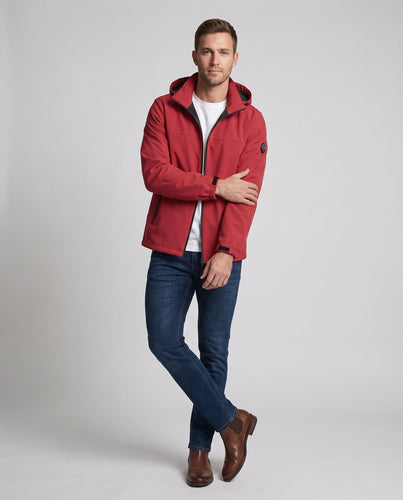 Herren Allwetterjacke mit verstellbarer Kapuze Shop Nory