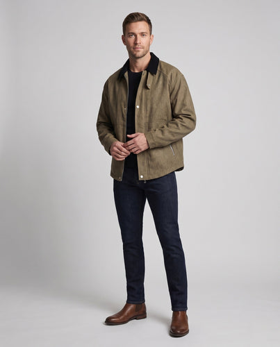 Herren Bequeme Jacke mit strukturiertem Finish Shop Nory