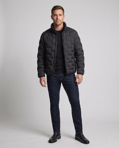 Herren Elegante und warme Steppjacke Shop Nory