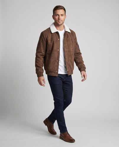 Herren Fleecegefütterte Windjacke Shop Nory
