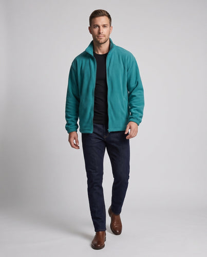 Herren Fleecjacke mit Stehkragen Shop Nory